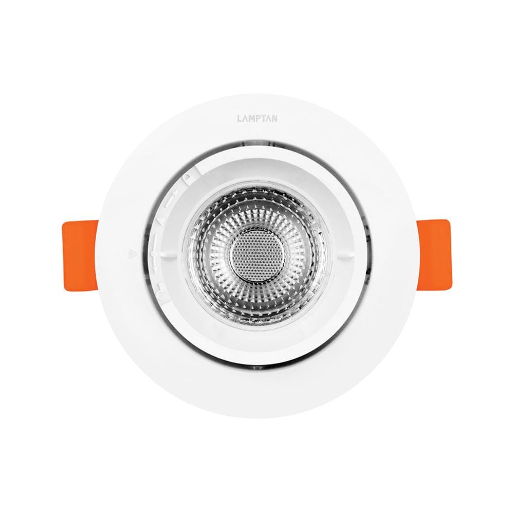 ดาวน์ไลท์ LED LAMPTAN MR16 FULL SET 3.5 นิ้ว 7 วัตต์ WARM WHITE สีขาว