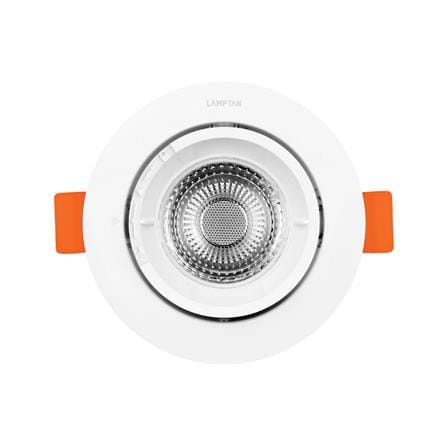 ดาวน์ไลท์ LED LAMPTAN MR16 FULL SET 3.5 นิ้ว 7 วัตต์ WARM WHITE สีขาว