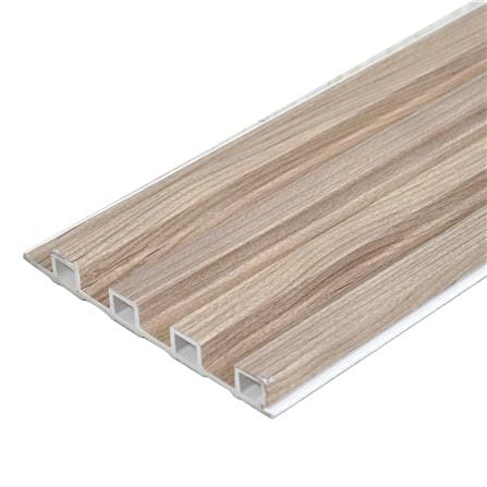 แผ่นผนัง PVC CROBERN PVC02 15.2X1.8X240 ซม. สีไวท์โอ๊ค_0