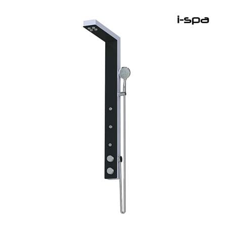 ชุดผนังอาบน้ำ I-SPA I-GEN-S-B02 สีดำ_0