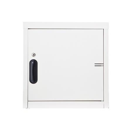 ตู้เหล็กบานเปิดทึบ KIOSK UNI-1 WHITE สีขาว_0
