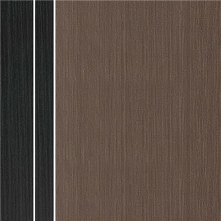 ประตูภายใน UPVC ECO-DOOR PX1 80x200 ซม. สีน้ำตาล ทูโทน ไม่เจาะลูกบิด_1