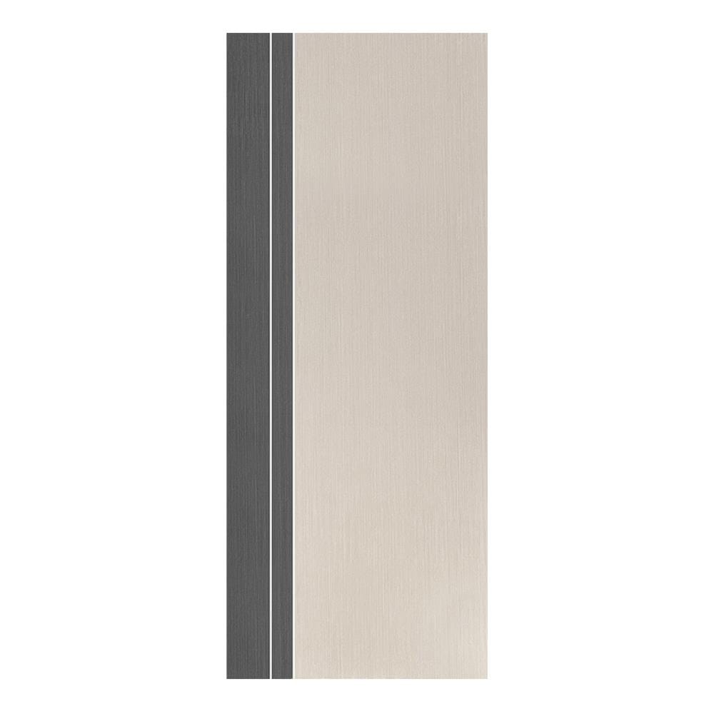 ประตูภายใน UPVC ECO-DOOR PX2 80X200 ซม. สีครีม ทูโทน ไม่เจาะลูกบิด
