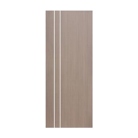 ประตูภายใน UPVC ECO-DOOR UC2-2L 80X200 ซม. สีน้ำตาล ไม่เจาะลูกบิด_1