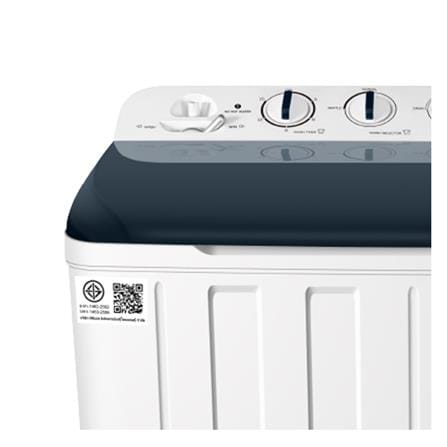 เครื่องซักผ้า 2 ถัง TCL WT109FTTG 10 กก. สีขาวเทา_7