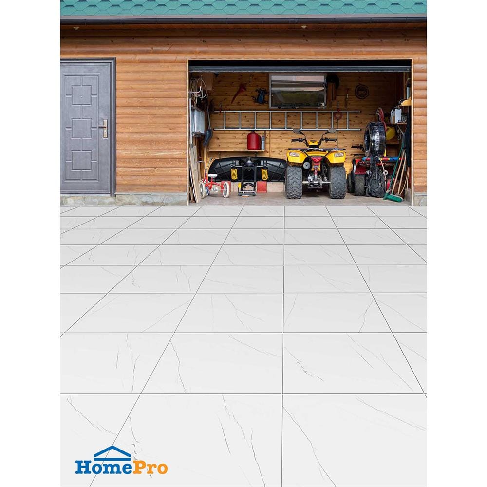 กระเบื้องพื้นพอร์ซเลน 60x60 ซม. CERGRES เอวีร่า ขาว A 1.44 ตร.ม.