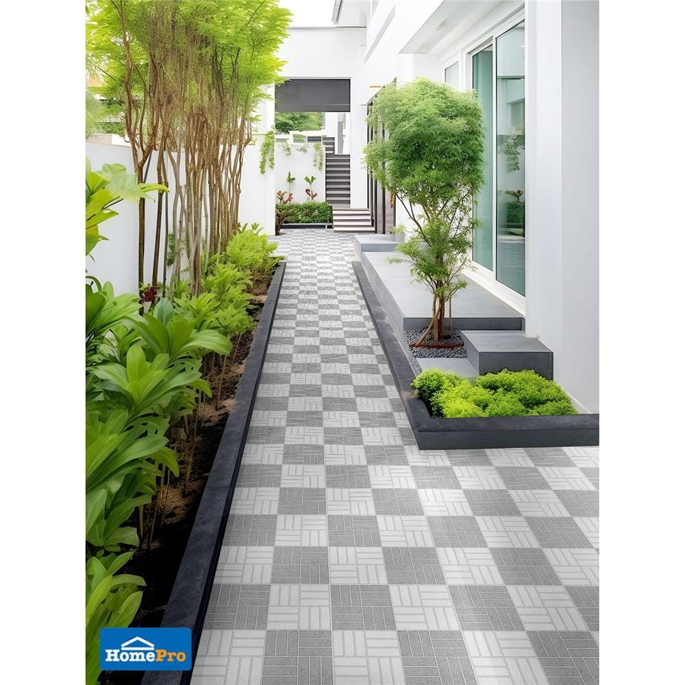 กระเบื้องพื้น 16x16 นิ้ว ภูผา มั่นคง เทา A 0.96 ตร.ม.