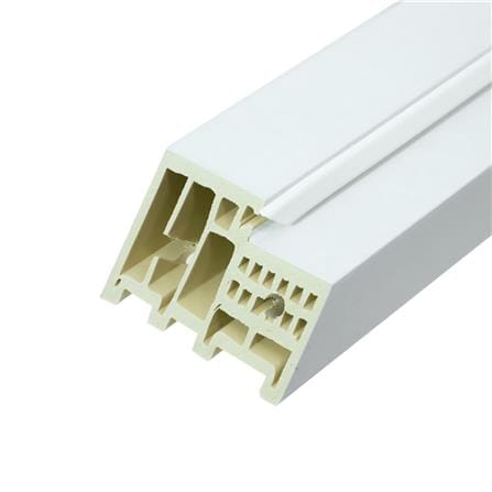 วงกบประตูไม้สังเคราะห์ WPC AZLE ULTRA 4 80x200 ซม. สีขาว ลายไม้_3