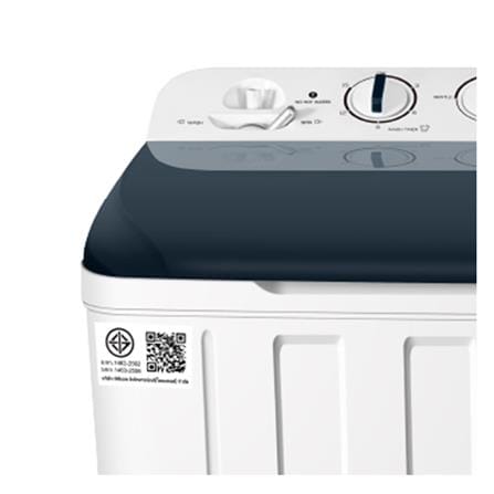 เครื่องซักผ้า 2 ถัง TCL WT129FTTG 12 กก. สีขาวเทา_7