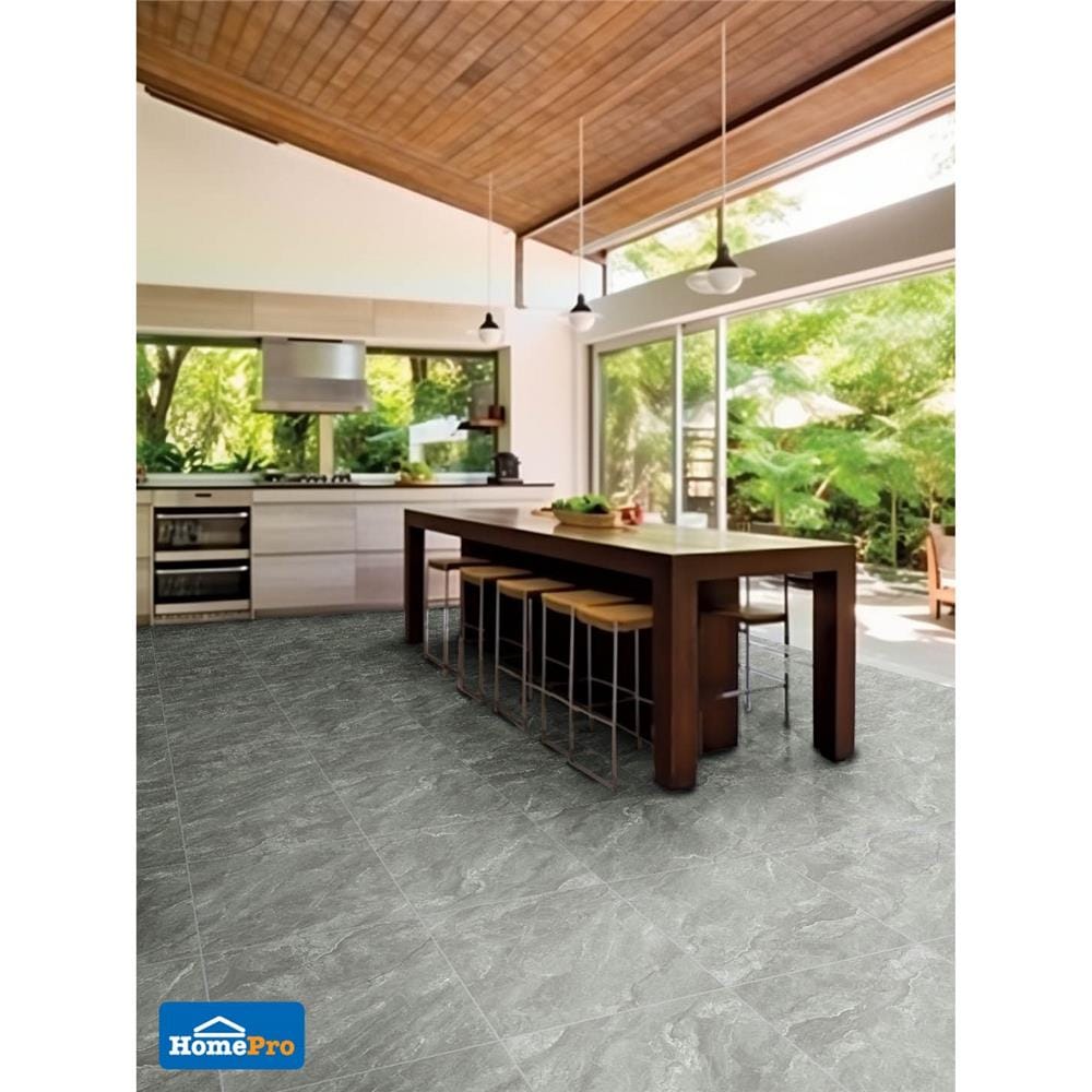 กระเบื้องพื้นพอร์ซเลน 60x60 ซม. CERGRES เน็กซัส เทา A 1.44 ตร.ม.