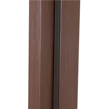 วงกบประตูไม้สังเคราะห์ WPC AZLE ULTRA 4 90x200 ซม. สีน้ำตาล ลายไม้_3