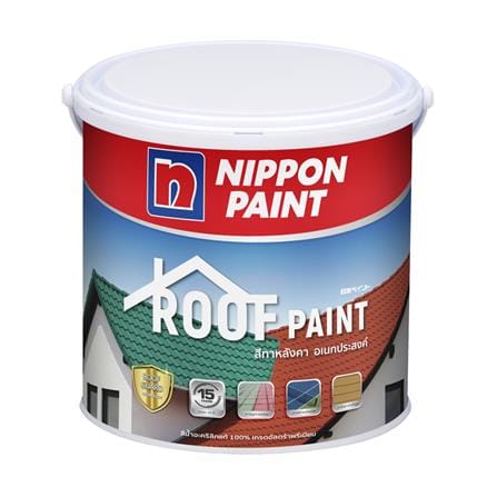 สีทาหลังคา NIPPON PAINT ROOF PAINT R3011 สีเทาคลาสสิก กึ่งเงา 1 แกลลอน_0