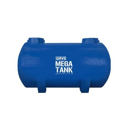 ถังเก็บน้ำไฟเบอร์กลาส WAVE MEKA TANK WWO2010-10000 ลิตร สีน้ำเงิน