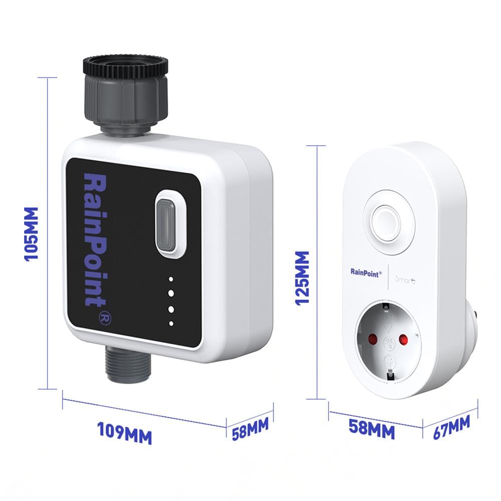 เครื่องตั้งเวลารดน้ำอัจฉริยะ 1 โซน พร้อม WIFI RAINPOINT