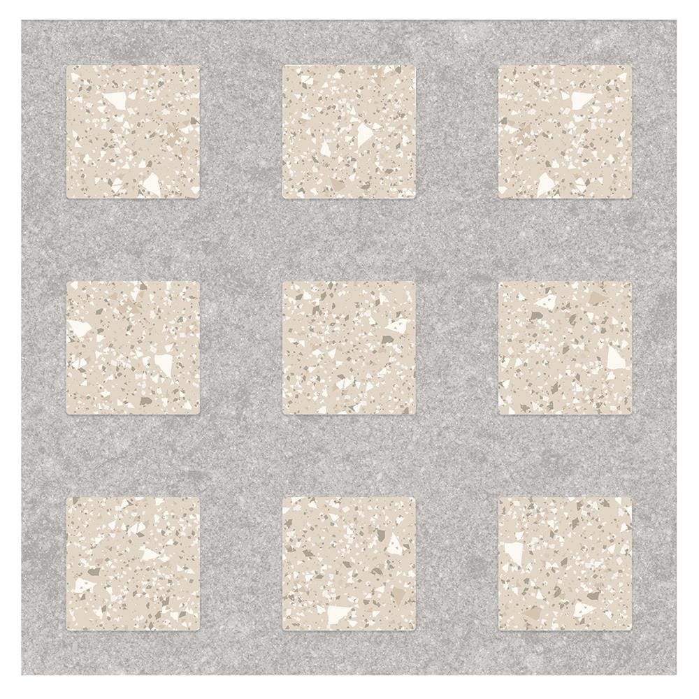 กระเบื้องพื้นพอร์ซเลน  40x40 ซม. TARA โมบี้ โบน A 0.96 ตร.ม.