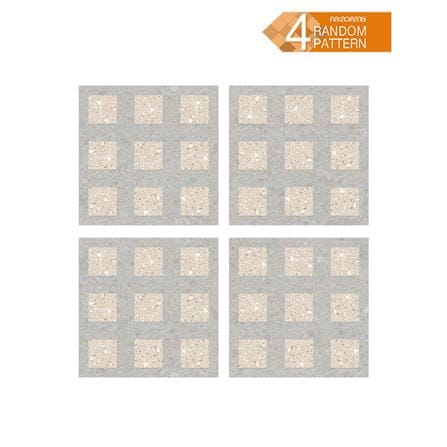 กระเบื้องพื้นพอร์ซเลน  40x40 ซม. TARA โมบี้ โบน A 0.96 ตร.ม._1