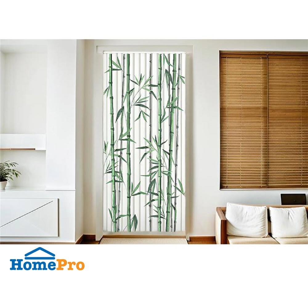 มู่ลี่ PVC HOME LIVING STYLE GREENERA 80X200 ซม. สีขาว/เขียว