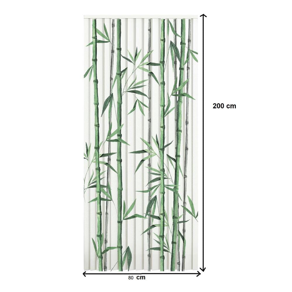 มู่ลี่ PVC HOME LIVING STYLE GREENERA 80X200 ซม. สีขาว/เขียว