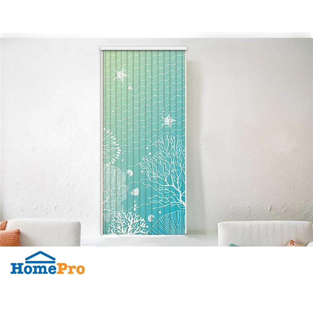 มู่ลี่ PVC HOME LIVING STYLE TURQUOISE 80X200 ซม. สีฟ้า
