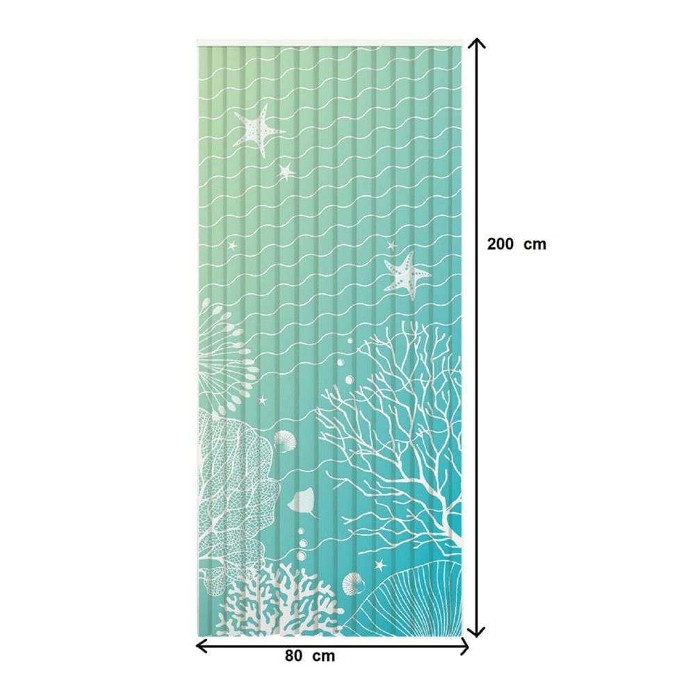 มู่ลี่ PVC HOME LIVING STYLE TURQUOISE 80X200 ซม. สีฟ้า