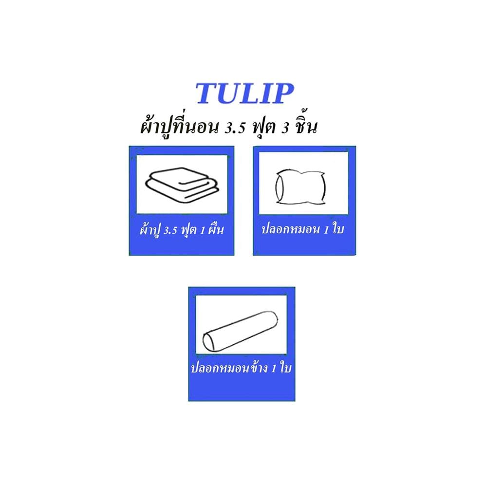 ชุดผ้าปูที่นอน 3.5 ฟุต 3 ชิ้น TULIP TOY STORY 60014-DLC120