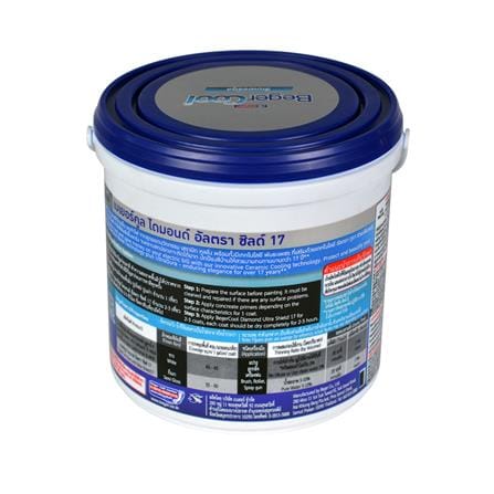 สีน้ำทาภายนอก BEGER COOL DIAMONDSHIELD 17 BASE D กึ่งเงา 1 แกลลอน_1