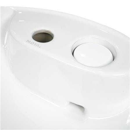 อ่างล้างหน้าวางบนเคาน์เตอร์ MOYA LX-5667 สีขาว_2