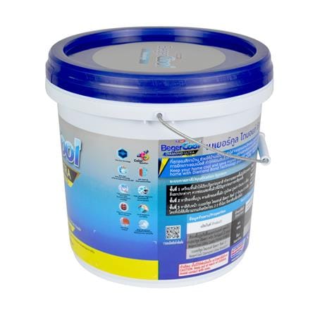 สีน้ำทาภายนอก BEGER COOL DIAMONDSHIELD 17 BASE C กึ่งเงา 2.5 แกลลอน_2