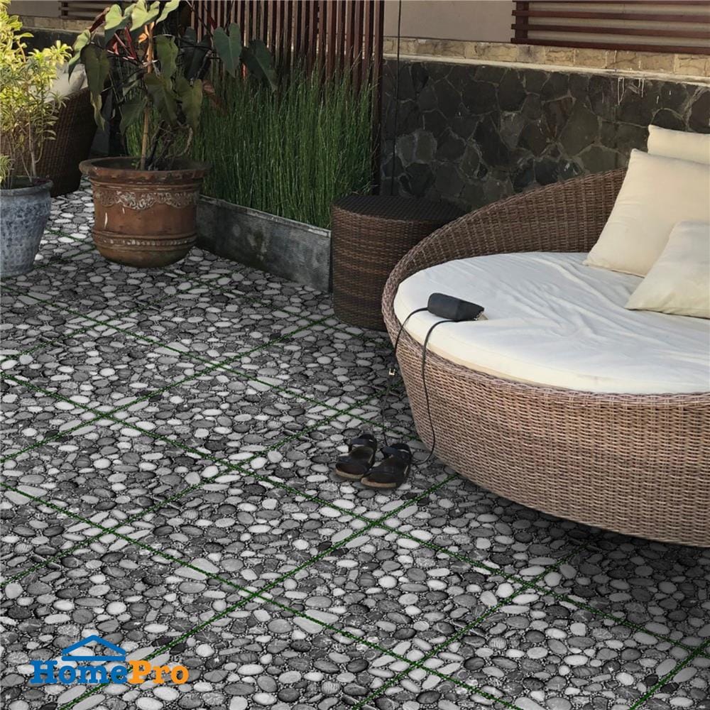 กระเบื้องพื้น 50x50 ซม. MAXIMUS คาลเดอร่า สโตน เทา A 1 ตร.ม.