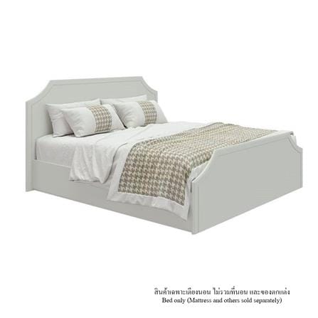 ชุดห้องนอน 6 ฟุต SB FURNITURE QUINN 59060560 สี MAGIC GREY_1