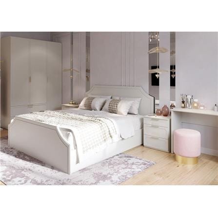 ชุดห้องนอน 6 ฟุต SB FURNITURE QUINN 59060560 สี MAGIC GREY_5