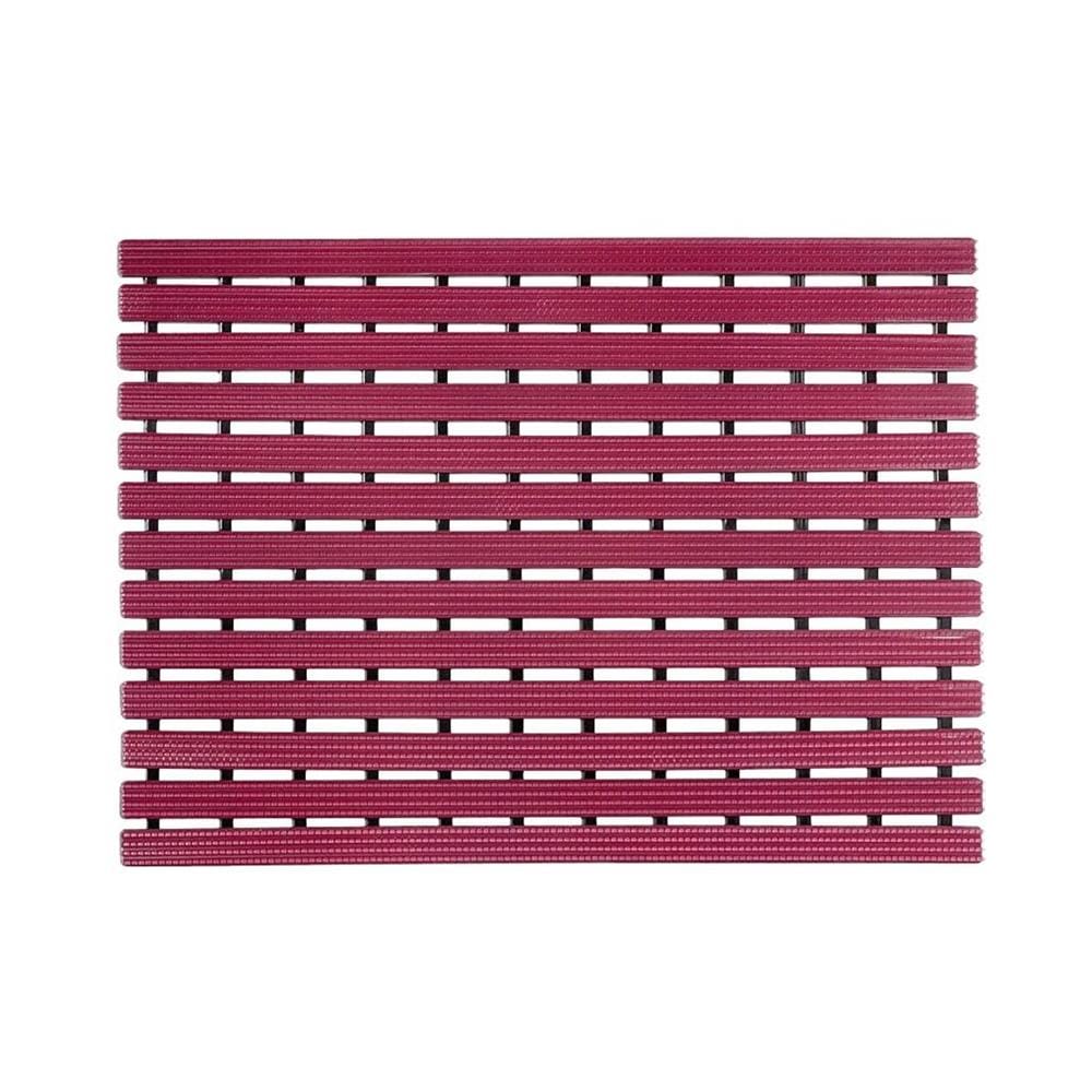 แผ่นกันลื่น HOME LIVING STYLE CRYSTAL 46x61 ซม. สีแดง