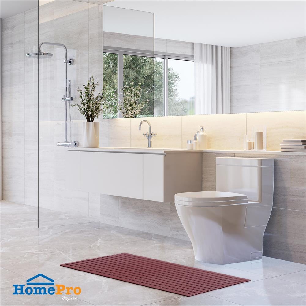 แผ่นกันลื่น HOME LIVING STYLE CRYSTAL 46x61 ซม. สีแดง