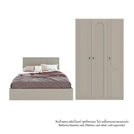 ชุดห้องนอน 5 ฟุต SB FURNITURE LAVIQUE 59060069 สี PASTELA CREAM
