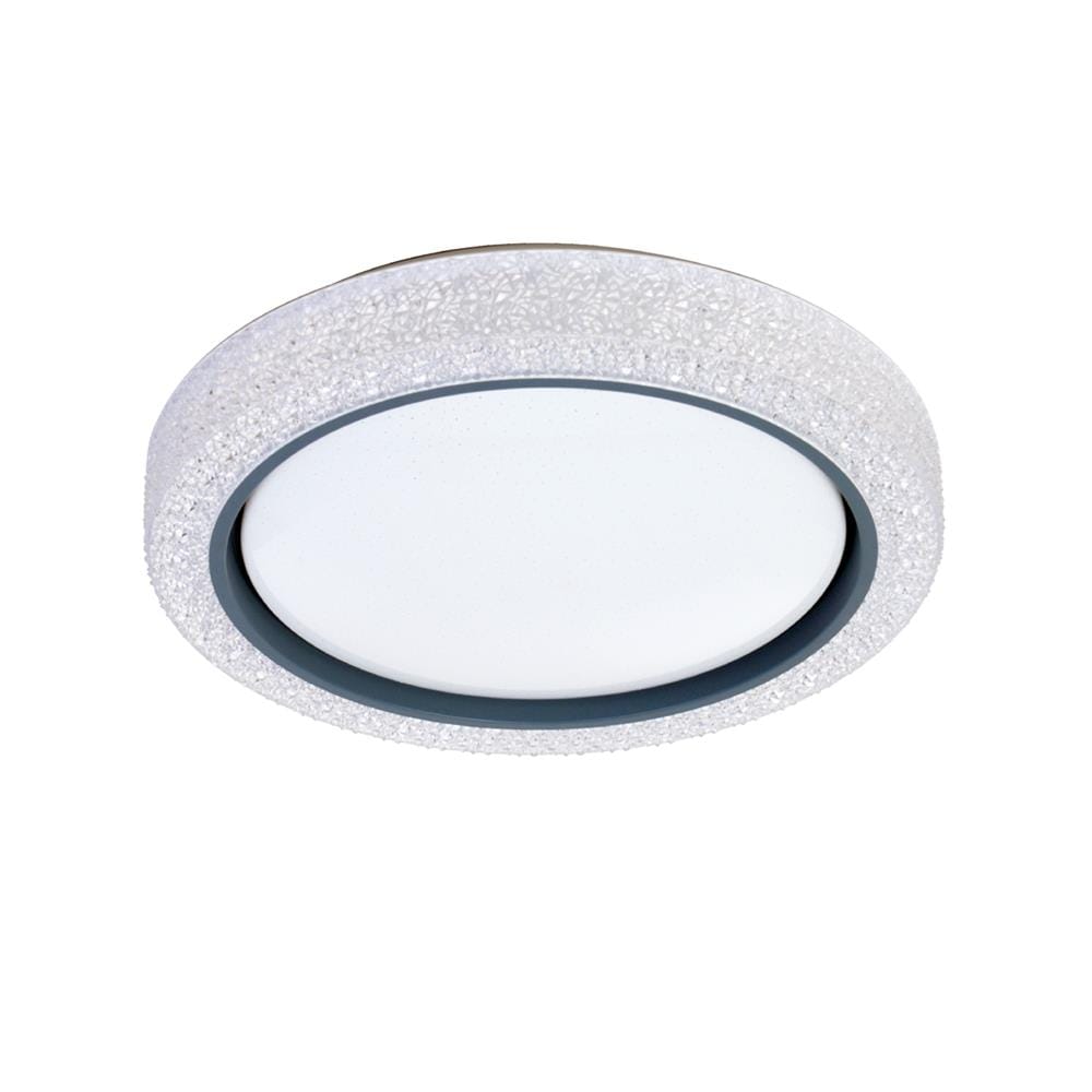 ไฟเพดาน LED OVALO CRYSTAL DIAMOND 15.55 นิ้ว 36 วัตต์ DAYLIGHT/COOL WHITE/WARM WHITE  สีขาว