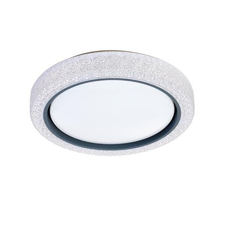 ไฟเพดาน LED OVALO CRYSTAL DIAMOND 15.55 นิ้ว 36 วัตต์ DAYLIGHT/COOL WHITE/WARM WHITE  สีขาว_2