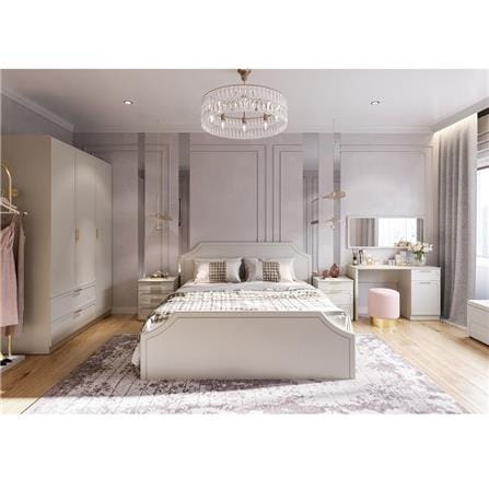 ชุดห้องนอน 5 ฟุต SB FURNITURE QUINN 59060563 สี MAGIC GREY_7