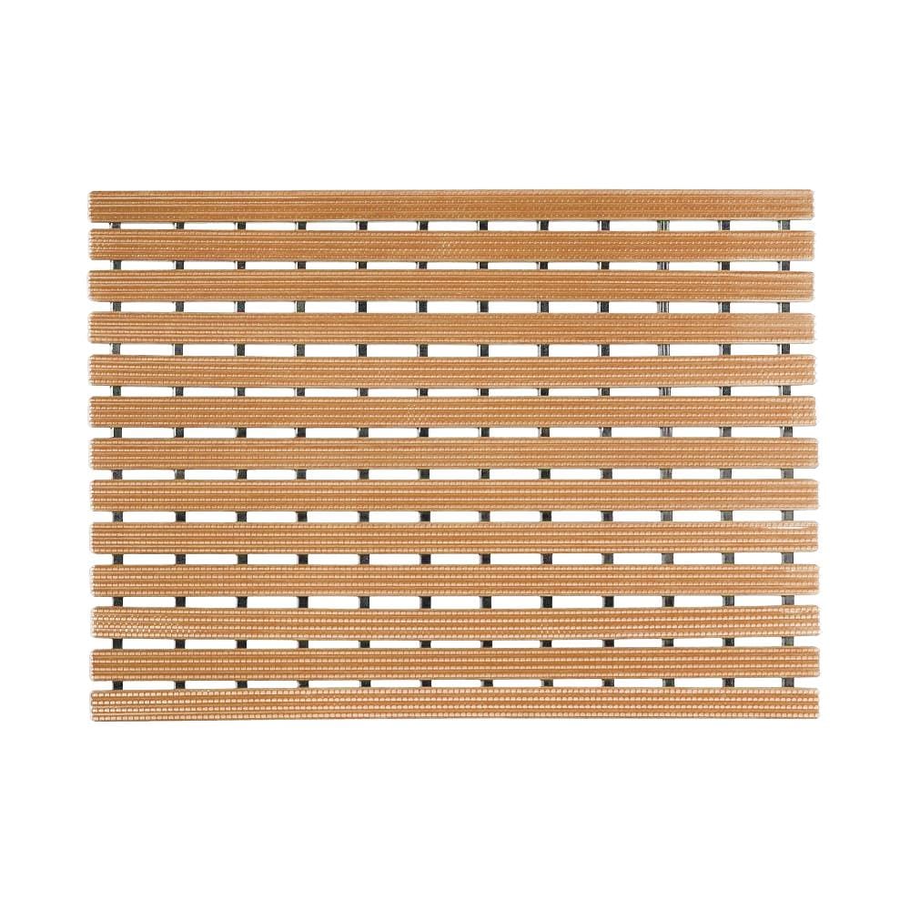 แผ่นกันลื่น HOME LIVING STYLE CRYSTAL 46x61 ซม. สีน้ำตาลอ่อน