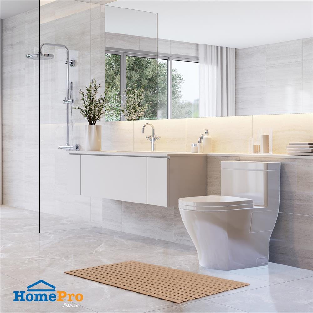 แผ่นกันลื่น HOME LIVING STYLE CRYSTAL 46x61 ซม. สีน้ำตาลอ่อน