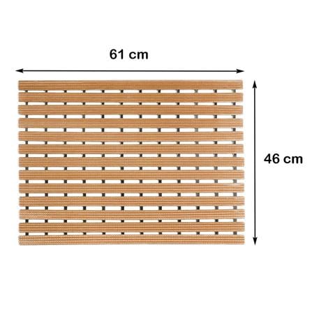 แผ่นกันลื่น HOME LIVING STYLE CRYSTAL 46x61 ซม. สีน้ำตาลอ่อน_7