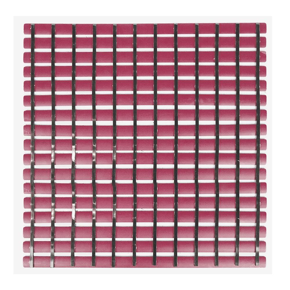 แผ่นกันลื่น HOME LIVING STYLE CRYSTAL 61x61 ซม. สีแดง