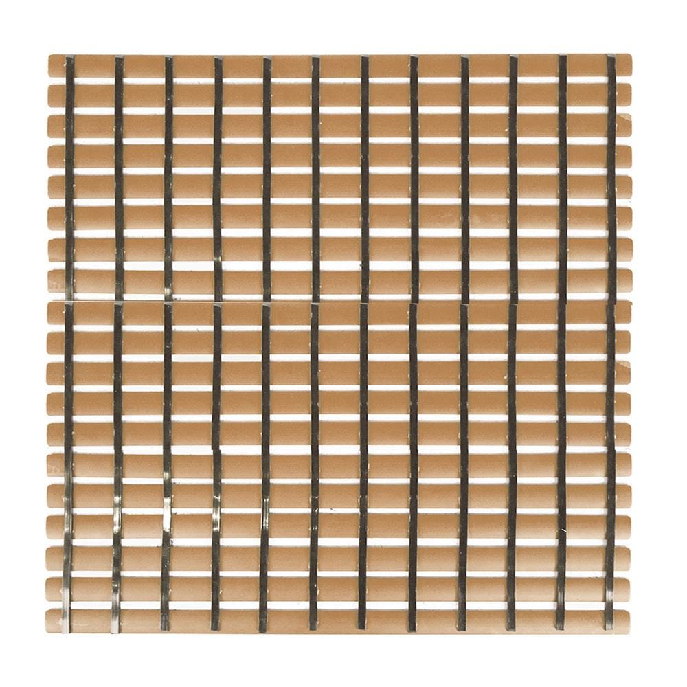แผ่นกันลื่น HOME LIVING STYLE CRYSTAL 61x61 ซม. สีน้ำตาลอ่อน