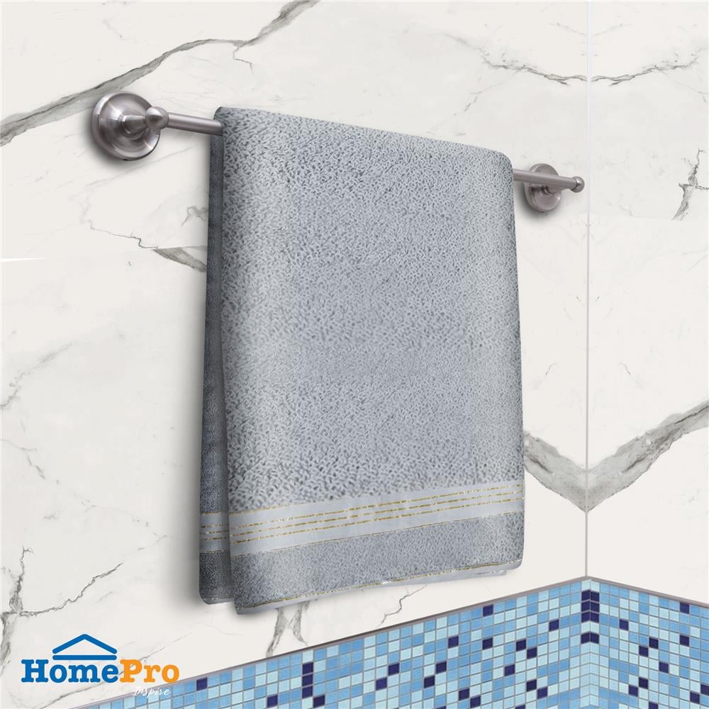 ผ้าขนหนู HOME LIVING STYLE AMBER 30X60 นิ้ว สี GREY