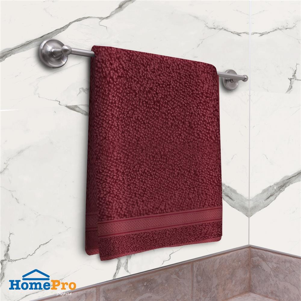 ผ้าขนหนู HOME LIVING STYLE AMANDA 30X60 นิ้ว สี MAROON
