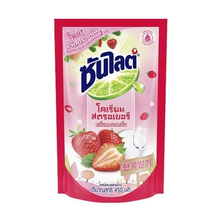 น้ำยาล้างจาน SUNLIGHT 450 มล. KOREAN STRAWBERRY_0
