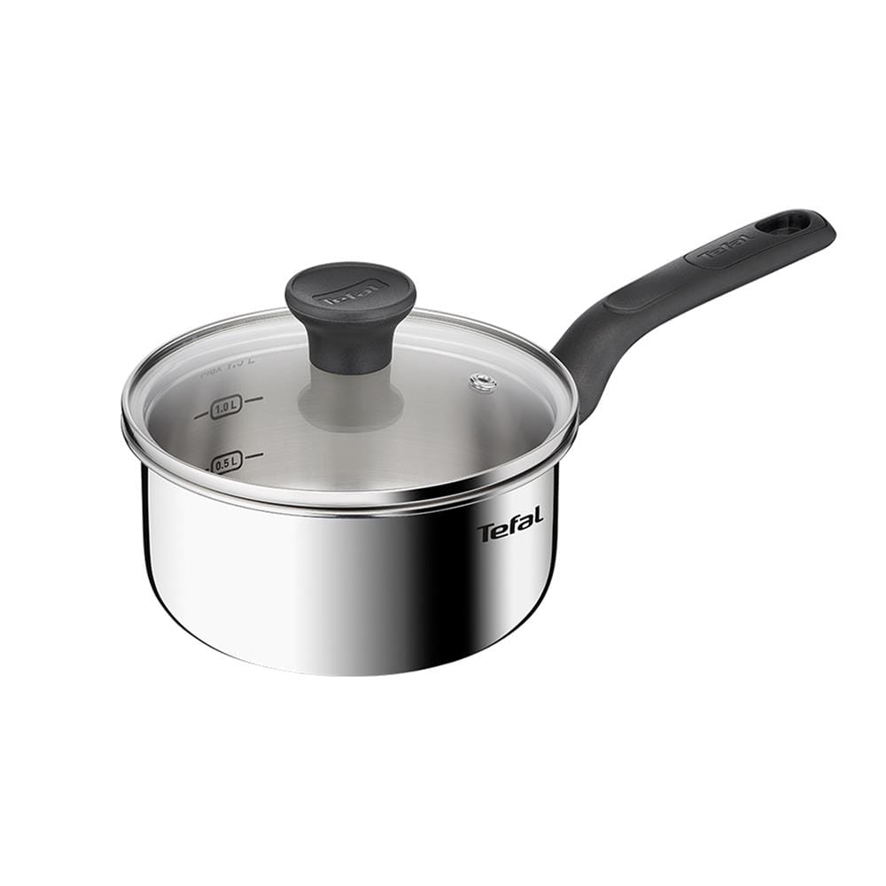 หม้อด้ามพร้อมฝาแก้ว 16 ซม. TEFAL STARTER