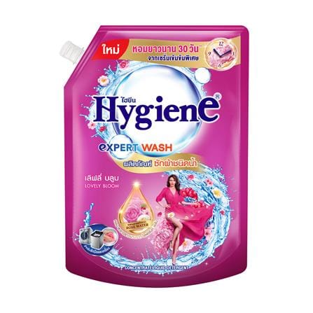 น้ำยาซักผ้า HYGIENE 1.4 ลิตร เลิฟลี่ บลูม_0