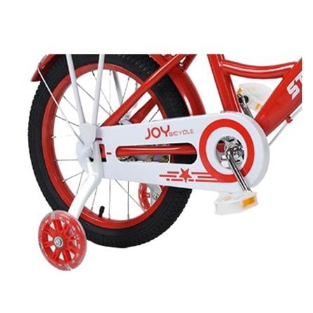จักรยานเด็ก 16 นิ้ว JOY BICYCLE STAR สีแดง_7