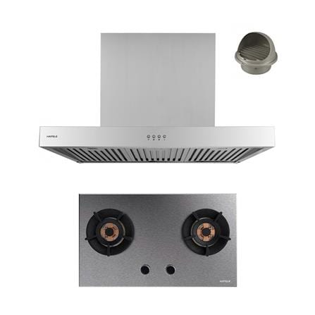 เตาฝัง+เครื่องดูดควัน HAFELE IRON+DION 495.07.362