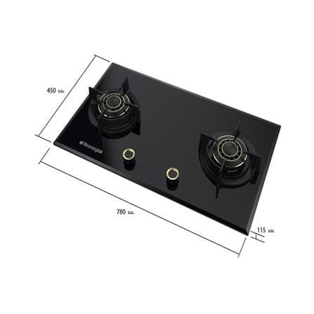 เตาฝังแก๊ส TECNOGAS TEC HB 2078 GB DIRECFRAME 78 ซม._3